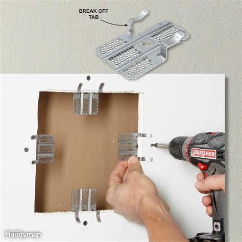 installing drywall patch over outlet